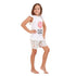 Girls summer pajama set Donut t-shirt + shorts